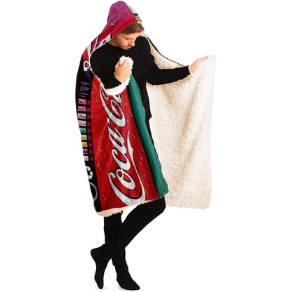 Coca Cola Hooded Blanket