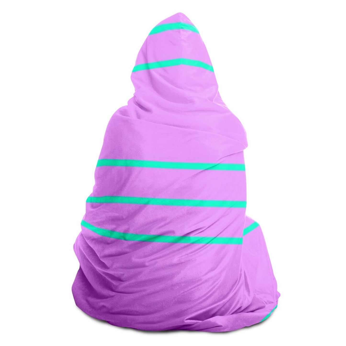 Simple Lines Pattern pl Poster Hooded Blanket