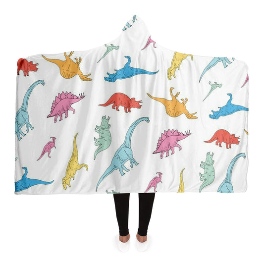 Dinasour Hooded Blanket