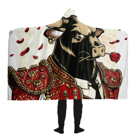 Toro Torero Poster Hooded Blanket