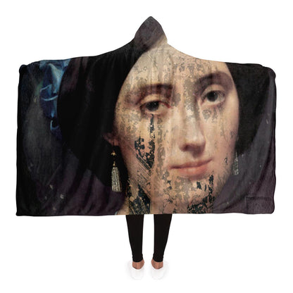 Collage Hooded Blanket