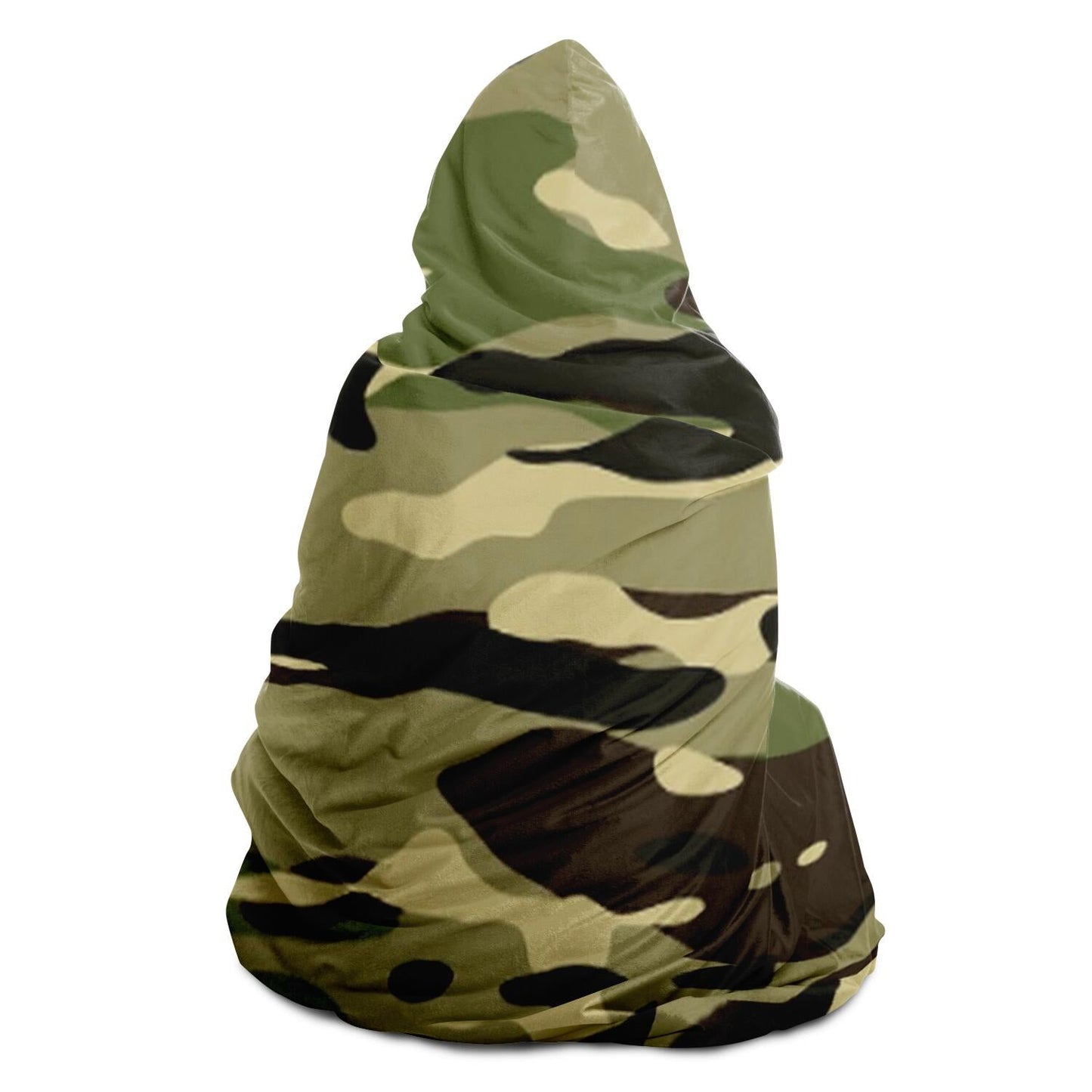 Camouflage Pattern Plakat Hooded Blanket