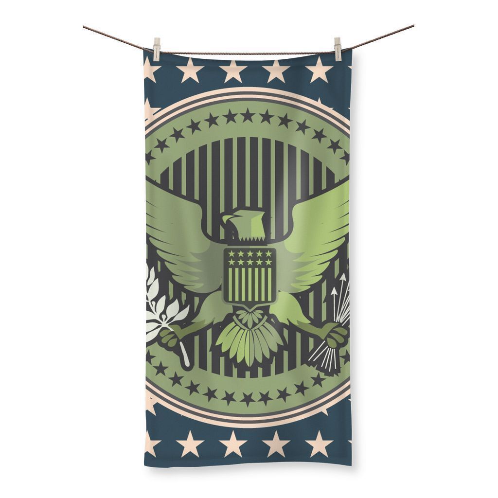 kite.ly Homeware 31.5"x63.0" Eagle Seal Beach Towel