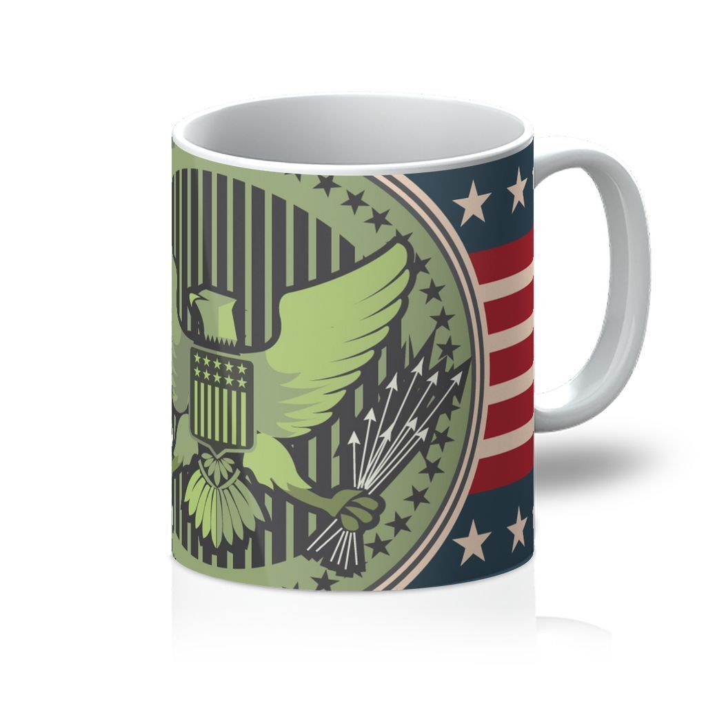 VIRGIN TEEZ Homeware 11oz Eagle Seal Mug