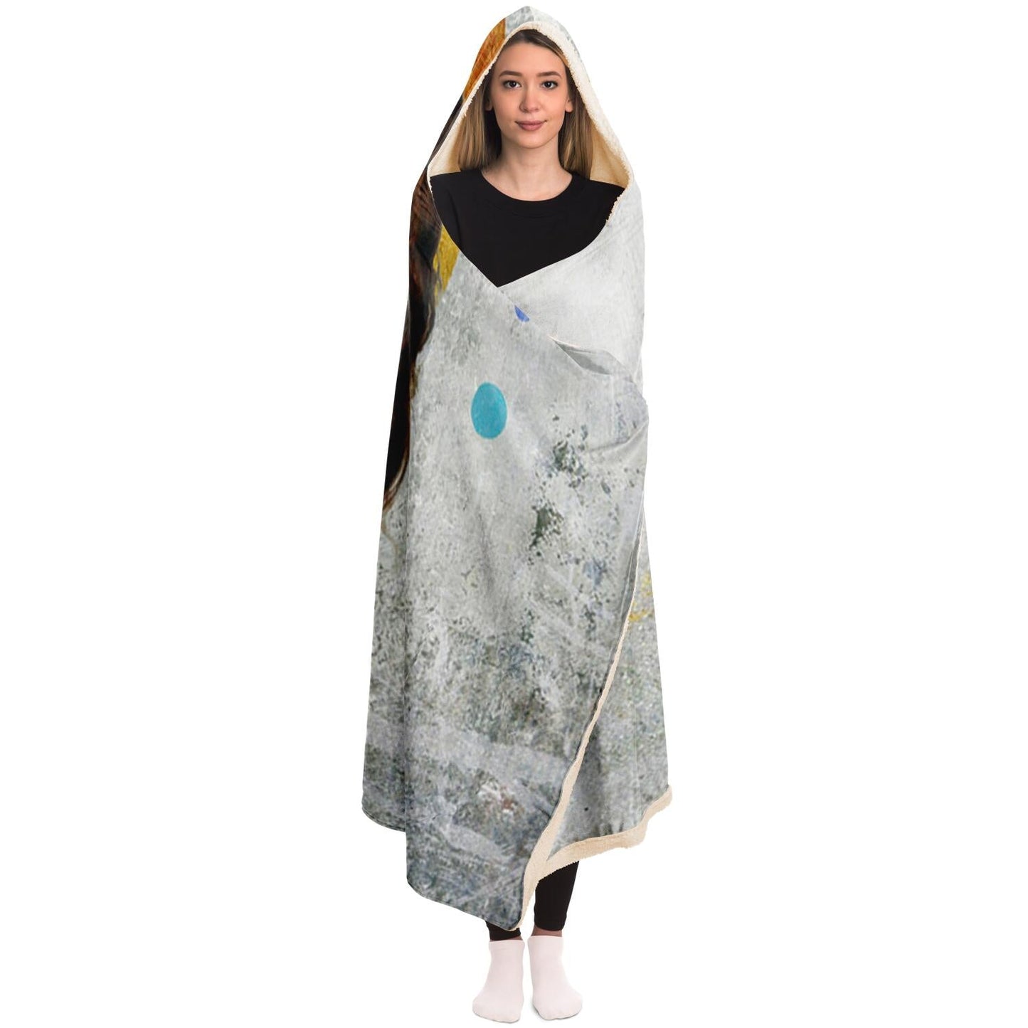 Solar System Hooded Blanket