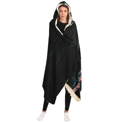 Make War not War Hooded Blanket