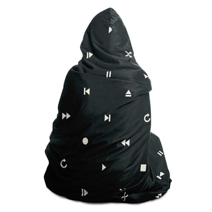 Dots Hooded Blanket