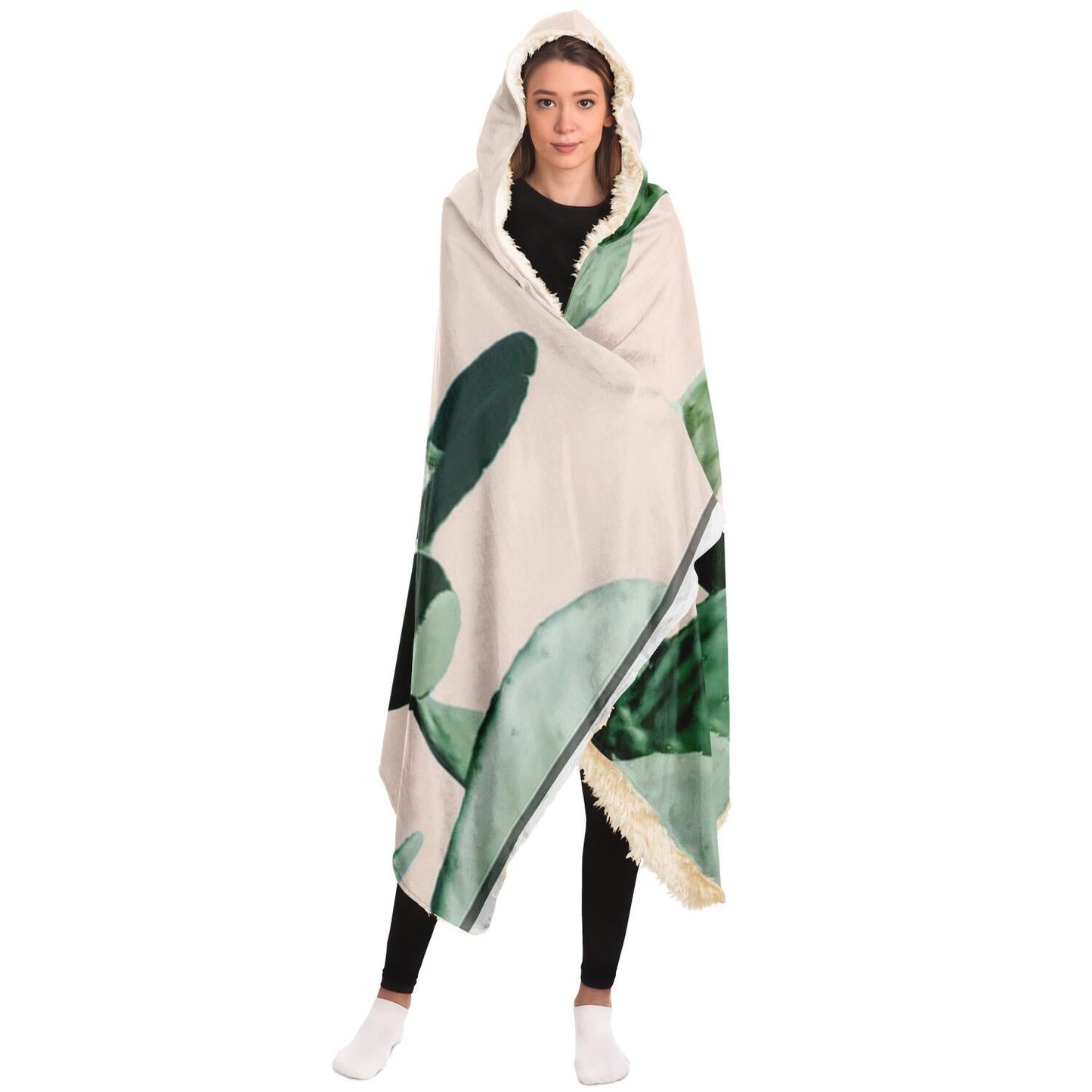 Cactus Culture Hooded Blanket