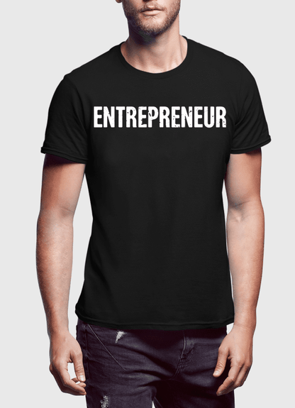 Virgin Teez T-shirt SMALL / Black Entrepreneur Half Sleeves T-shirt