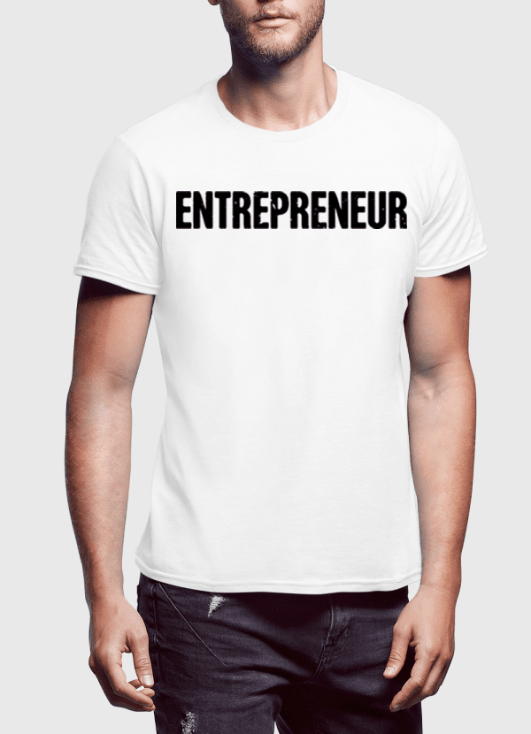 Virgin Teez T-shirt SMALL / Black Entrepreneur Half Sleeves T-shirt