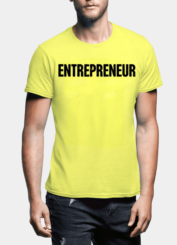 Virgin Teez T-shirt SMALL / Black Entrepreneur Half Sleeves T-shirt