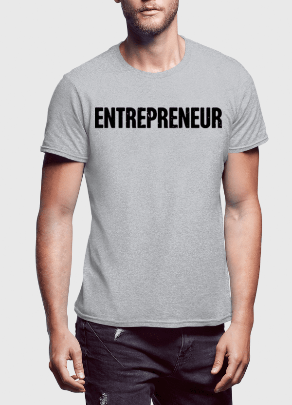 Virgin Teez T-shirt SMALL / Black Entrepreneur Half Sleeves T-shirt