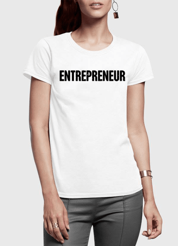 Virgin Teez Women T-Shirt Entrepreneur Half Sleeves Women T-shirt