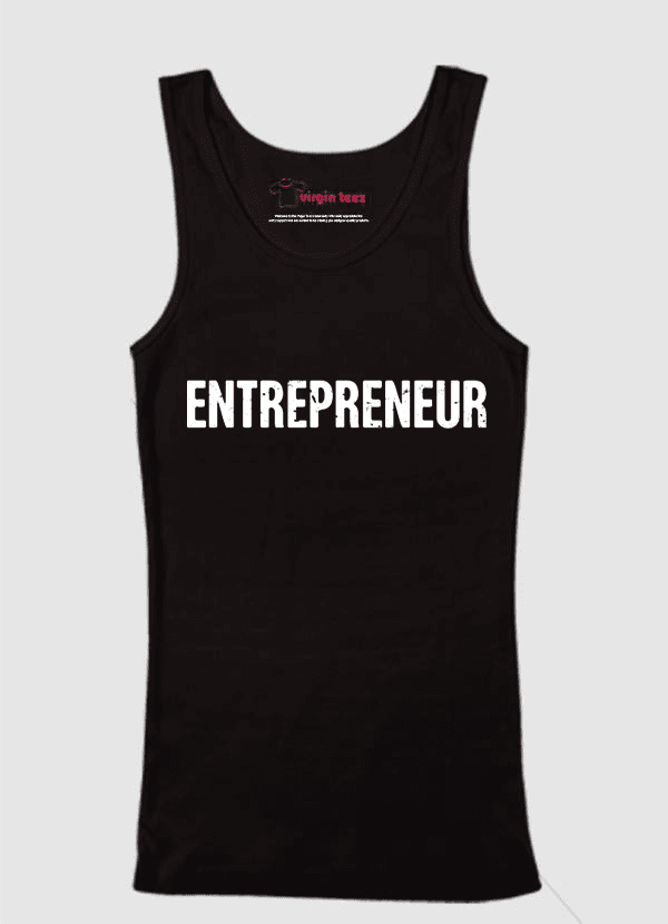 Virgin Teez Tank Top SMALL / Black Entrepreneur Tank Top