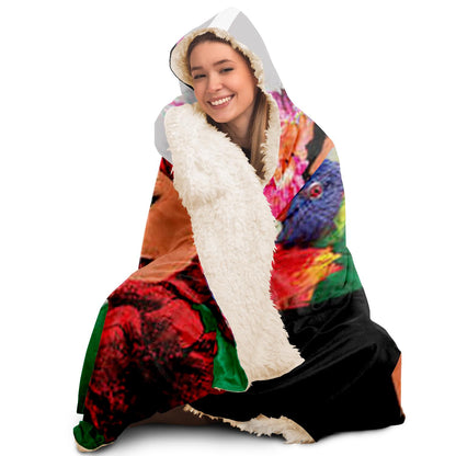 Frida Kahlo Lovers Hooded Blanket