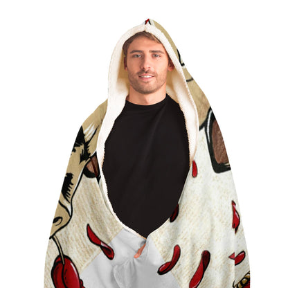 Toro Torero Poster Hooded Blanket