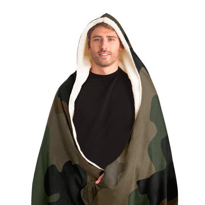 Camouflage Seamless Hooded Blanket