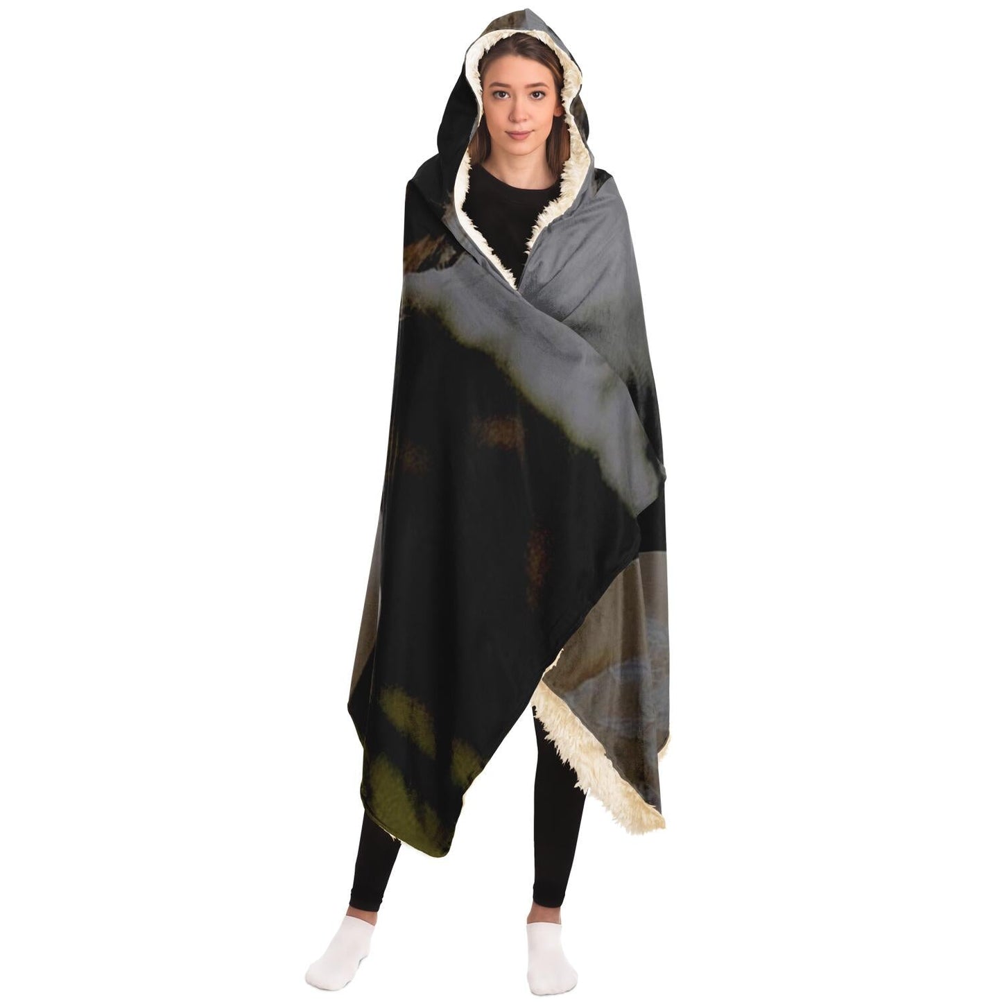 Queen Mona Hooded Blanket