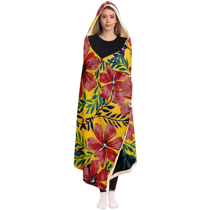 Frida tropical Hooded Blanket