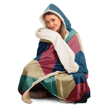 Geopattern Hooded Blanket