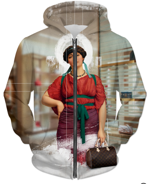 Virgin Teez Sublimation Hoodie Fashionist UNISEX ZIP HOODIE