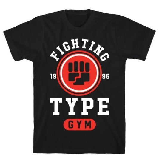 GYM FIT T-SHIRT FIGHTING TYPE GYM 1996 T-SHIRT