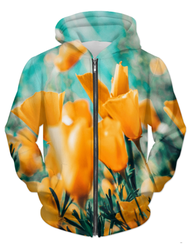 Virgin Teez Sublimation Hoodie Fiona UNISEX ZIP HOODIE