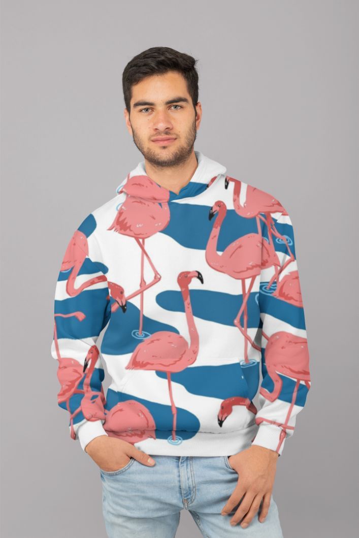 Flamingo 3 UNISEX Sublimation Hoodie