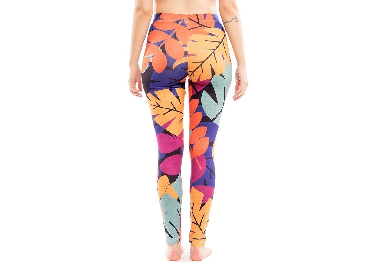 Virgin Teez Leggings Small Flora Pattern Legging