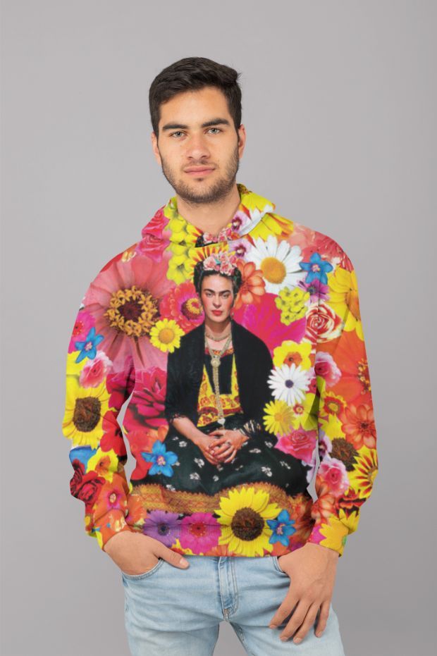 Flower frida UNISEX Sublimation Hoodie