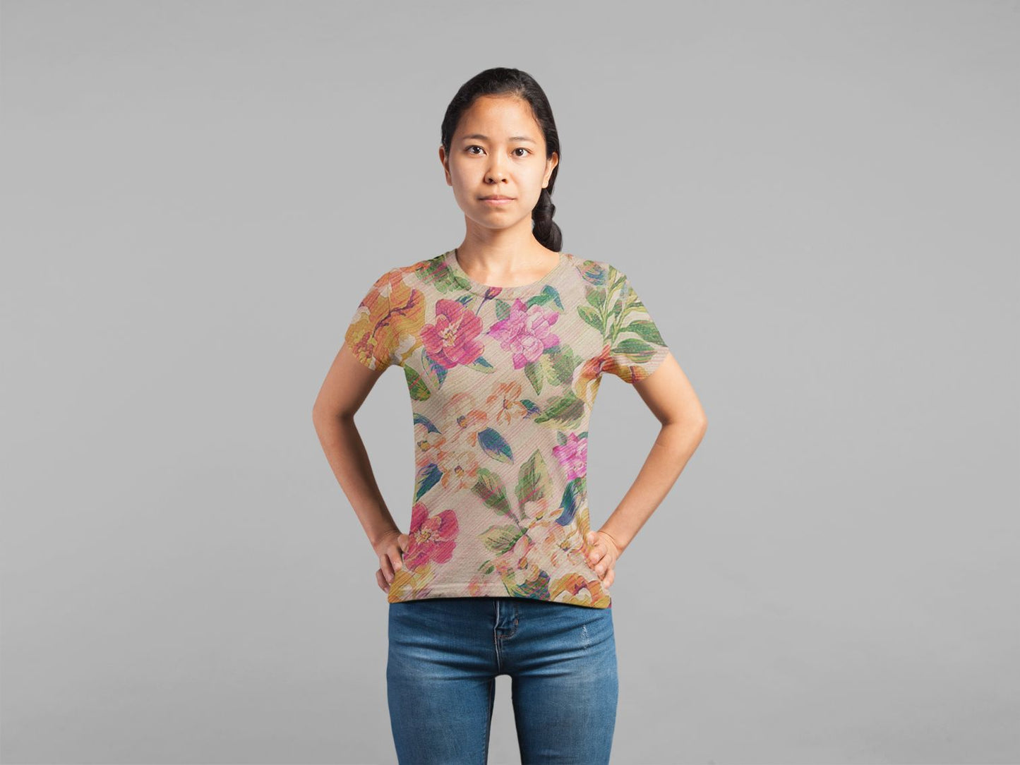 Flowerisht painting 3 Classic Sublimation Women's T-Shirt