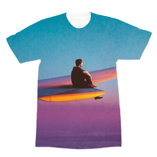 VIRGIN TEEZ Sublimation T-shirt XS Flying Alone Premium Sublimation Adult T-Shirt