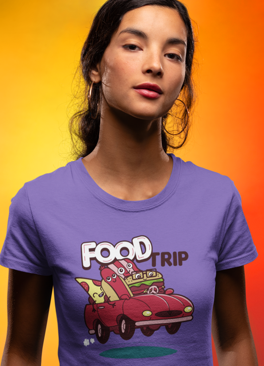 Virgin Teez Women T-Shirt Food Trip Women T-shirt