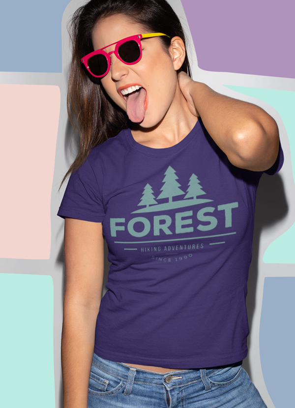 Virgin Teez Women T-Shirt Forest Women T-shirt