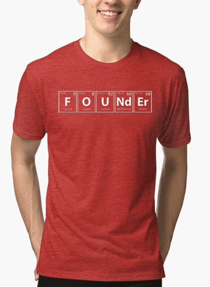 Virgin Teez T-shirt Founder Half Sleeves Melange T-shirt