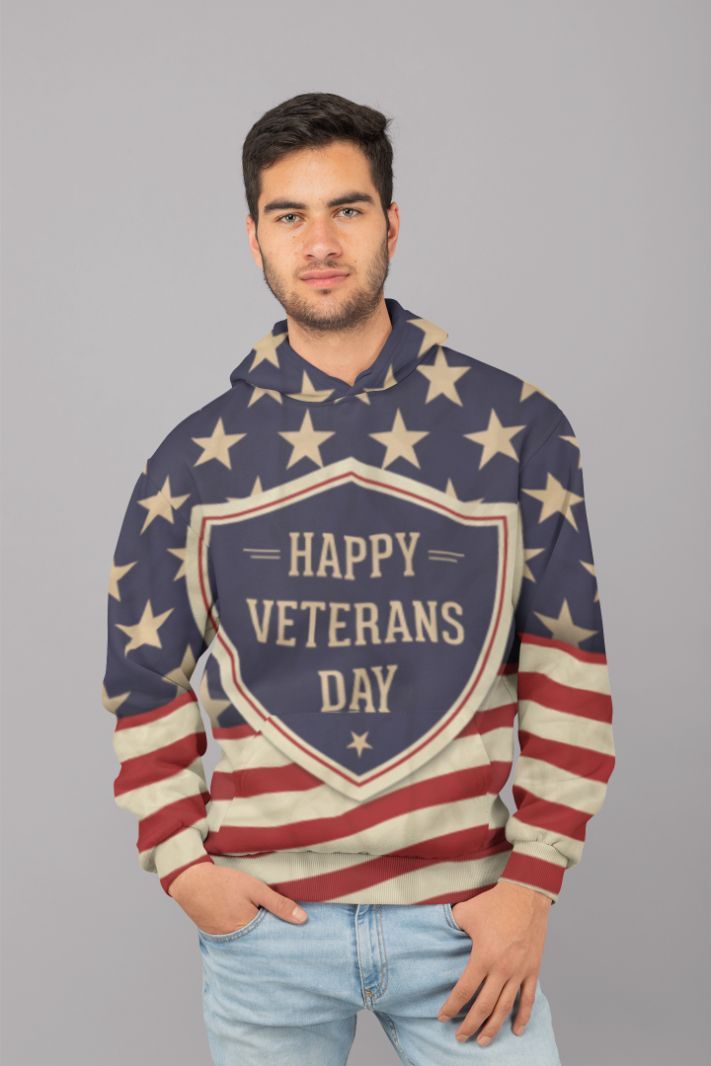 Free veterans day UNISEX Sublimation Hoodie