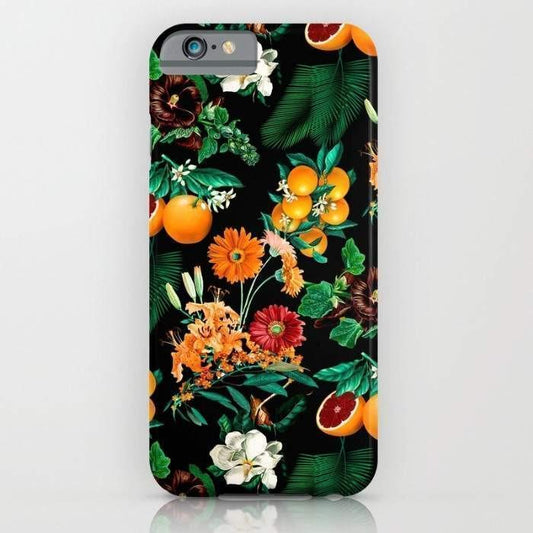 Threadless Mobile Cover Fruit and Floral Pattern Mobile Cover