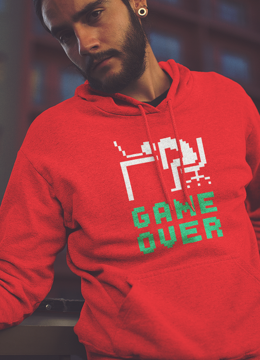 Virgin Teez Pull Over Hoodie Game Over HOODIE