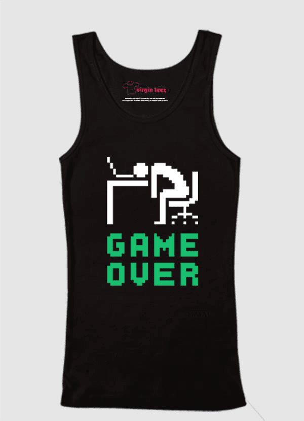 Virgin Teez Tank Top Game Over Tank Top