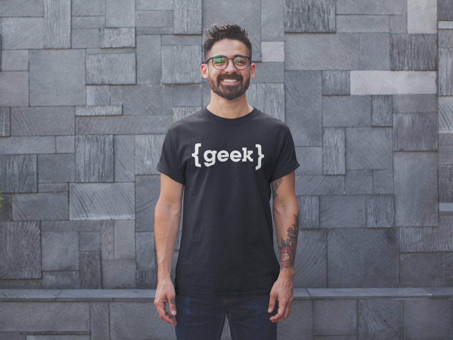 Virgin Teez T-SHIRT Geek T-shirt