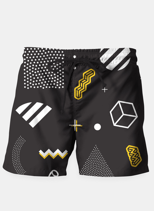 Ayaz Ahmed Shorts Geometric 1 Shorts