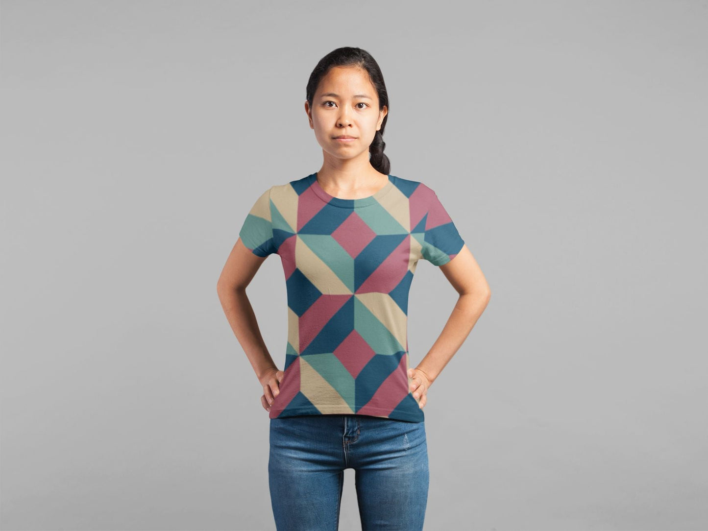 Geometric 1 poster Classic Sublimation Women's T-Shirt