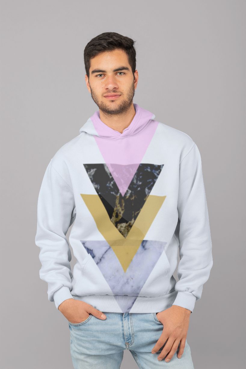 Geometric UNISEX Sublimation Hoodie