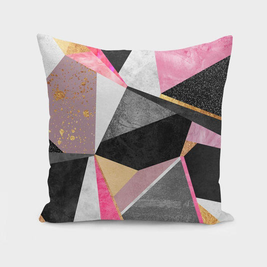 The Pillow pillows Geometry  Pink Cushion/Pillow