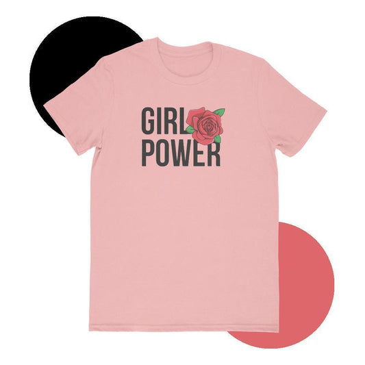 Maham T-SHIRT SMALL Girl power pink T-shirt