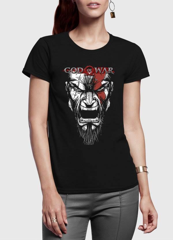 M Nidal Khan Women T-Shirt SMALL / Black God Of War Half Sleeves Women T-shirt