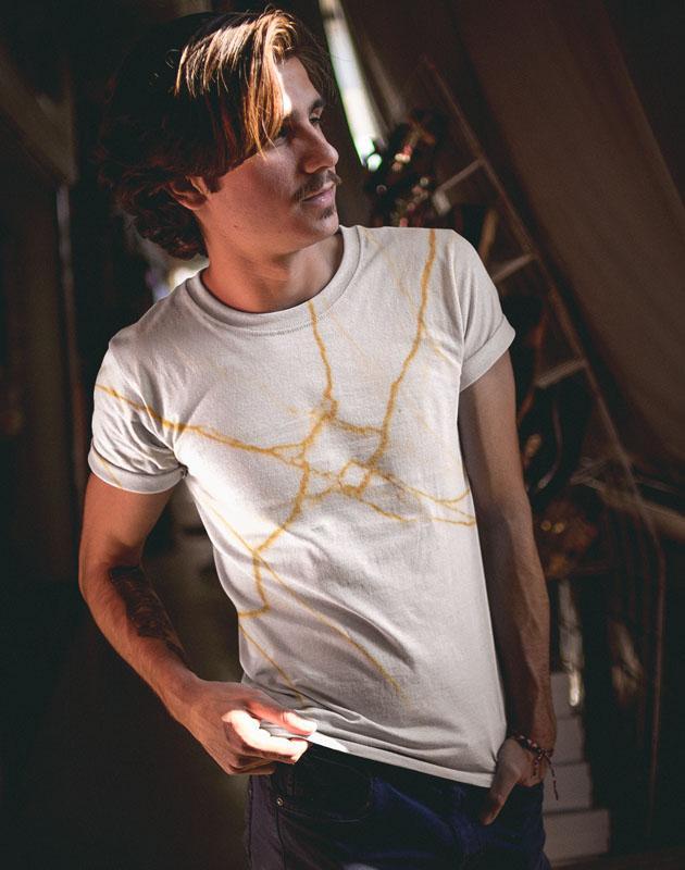 VIRGIN TEEZ Sublimation T-shirt XS Gold and marble Premium Sublimation Adult T-Shirt