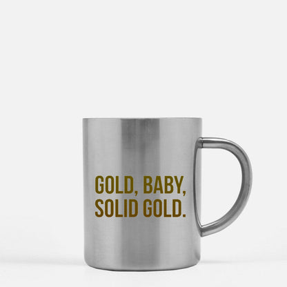 Gold Baby Solid Gold Gold & Silver Mug