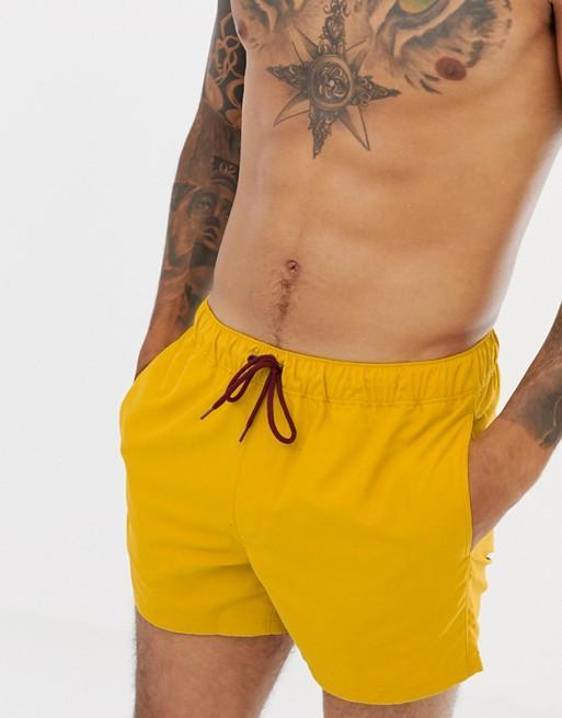 Ayaz Ahmed Shorts Gold Swim Shorts