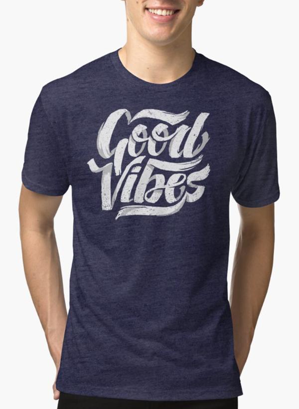 Ali Naqvi T-SHIRT SMALL Good Vibes - Feel Good T-Shirt Purple T-shirt